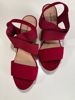 American Eagle Outfitters Bold Red Sandals